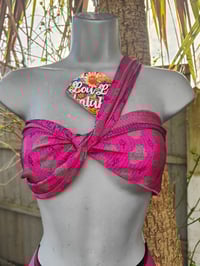 Image 3 of Milan Hareems/ Bloomer/ Balloon  trousers with matching head scarf - spotty upto size 14