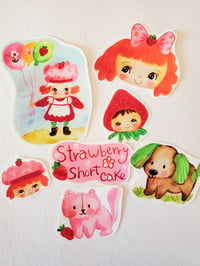 Image 1 of Strawberry shortcake sticker pack