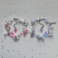 Image 5 of vi + caitlyn cluster bracelets!! 🧁⋆. 𐙚 ˚