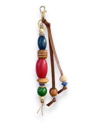 Image of BEADED BAG CHARM / KEYCHAIN #11