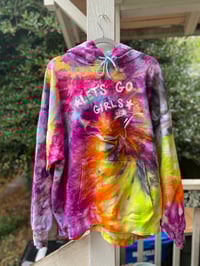Image 1 of 2XL Let’s Go Girls Orca Tie Dye Hoodie