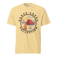 Image 4 of Goose Creek Co Camping Unisex garment-dyed heavyweight t-shirt