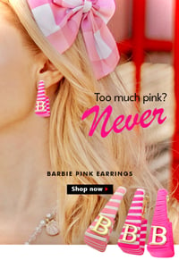 Barbie Pink Earrings