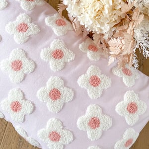 Image of Pink Daisy Cushion Cover  / PRE ORDER ITEM / Early October 