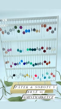 Image 1 of Řetízkové náušnice Circle zrcadlové