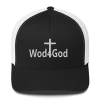 Image 4 of Wod4God Mesh Trucker Cap