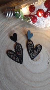 Image 2 of Boucles d'oreilles Love glitter