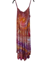 Image 7 of S Woven Wide-Leg Jumpsuit with Pockets in Warm Spiral Ice Dye