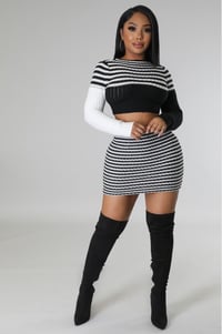 Forever Knitted Skirt Set