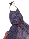 late 1960s rare India gauze wrap dress