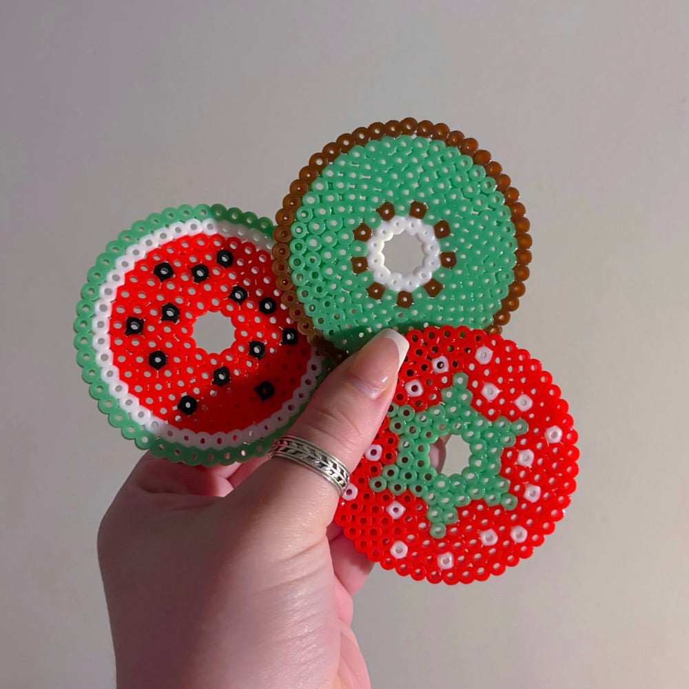 Image of fruit coasters/cup covers