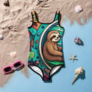 Image 1 of Puro HI Future All-Over Print Kids Swimsuit