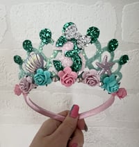 Image 6 of Teal And Green Mermaid Tiara
