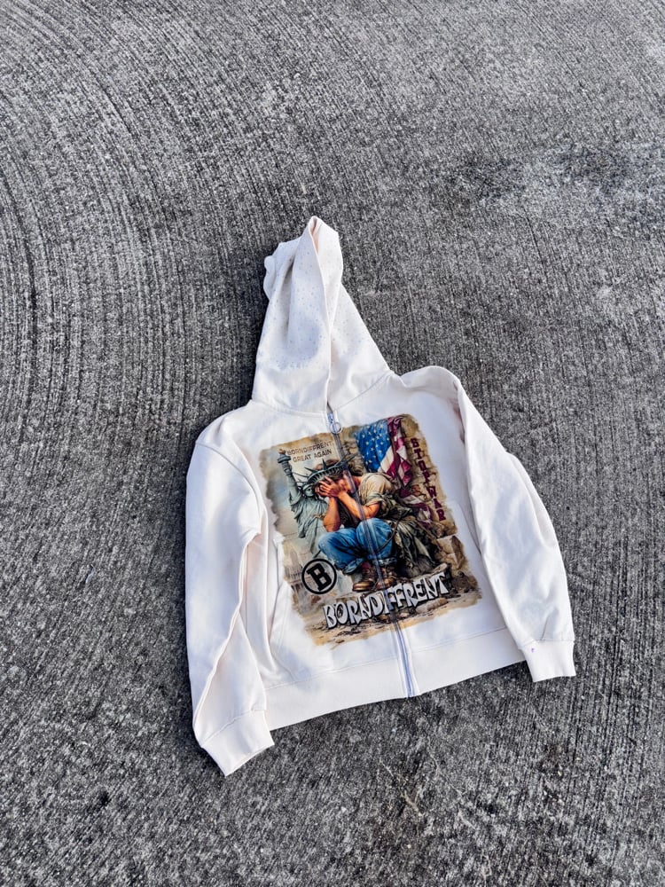 Image of Crème “Great Again” Hoodie