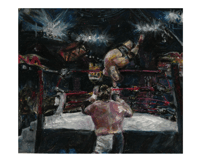 Image 1 of Print - AJ Styles V. Samoa Joe, Turning Point ‘05