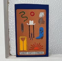 Image 1 of TAROT SAYS COWGIRL ARTWORK