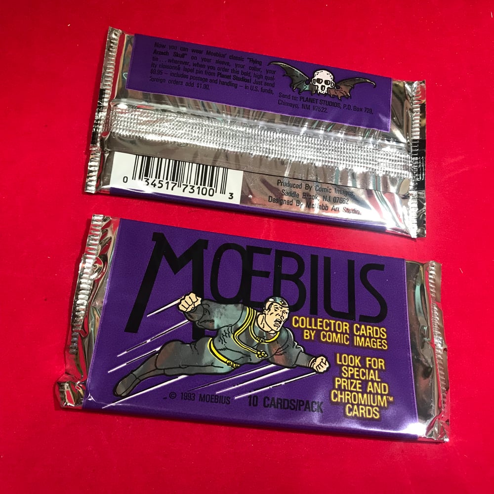 Moebius Trading card pack