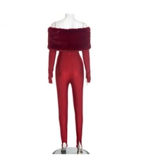 Image 17 of Barbie Fur top jumpsuit 