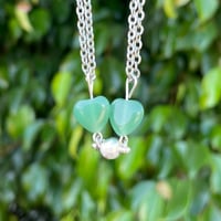 Green Aventurine Necklace Set