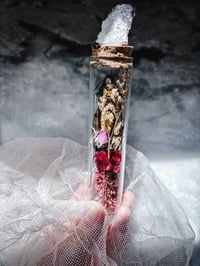 Image 4 of XL Death moth w/ amethyst 