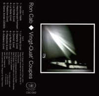 Ron Cab “Toute L’Ostie de Patente” Cassette edition 