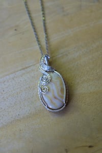 Image 5 of Sterling Silver Crazy Lace Agate Pendant