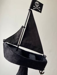 Image 9 of Black Pirate Ship Art Doll