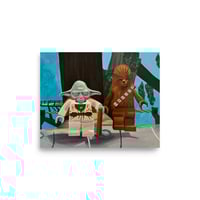 Yoda & Chewy Print