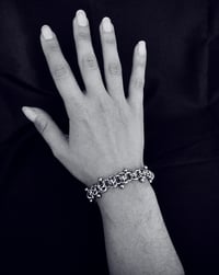 Image 2 of Bracelet - barrel weave, small balls