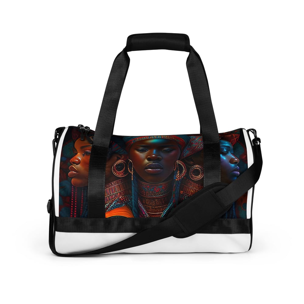 Image of Sisterhood All-over print gym bag