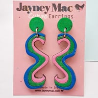 Curve dangle earrings 