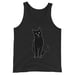 Image of Unisex BLACK CAT Tank Top
