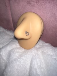 Mini Half-Heart Nose Stud