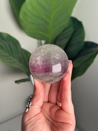 Image 1 of RAINBOW FLUORITE SPHERE -CHINA- M