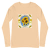 Sunflowers - Long Sleeved T-shirt - Beige