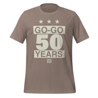 Image 1 of LOVE DC GOGO "GO-50 THREE-STAR" Anniversary Seal Pebble Unisex Tee