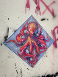 Image 2 of “UNDERWATER” ORIGINAL PAINTING BY NIKITA ROSALIND 28”x28”