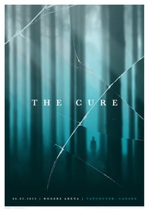 Image of The Cure | Vancouver 2023 Screenprint 