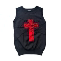 Image 1 of Peace Now cross web vest