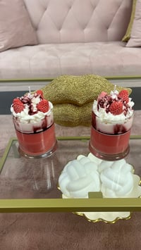 Image 3 of Strawberry Dessert Candles – Sweet Scents, Zero Calories 