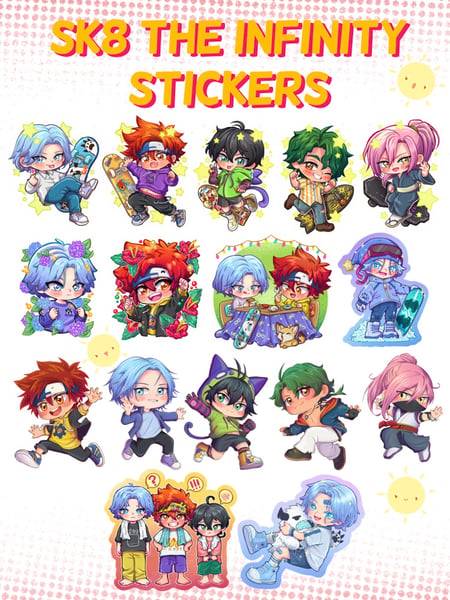 Image of  Sk8 the Infinity Stickers