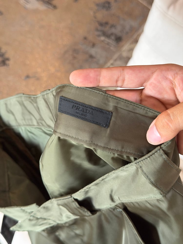 Image of Prada SS24 Re Nylon Cargo Pant