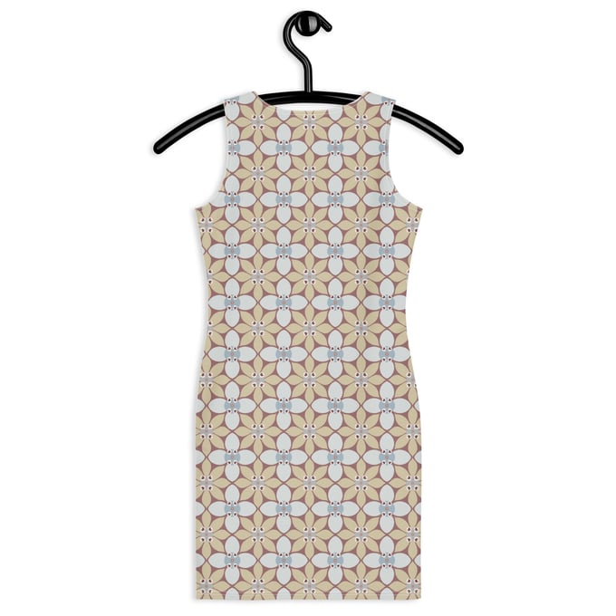 Image of Uzishop original flower pattern Sublimation Cut & Sew Dress