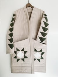 Image 1 of Neutral Quilt Coat