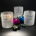 ‘Silent Night, Holy Night’ Christmas tealight holder