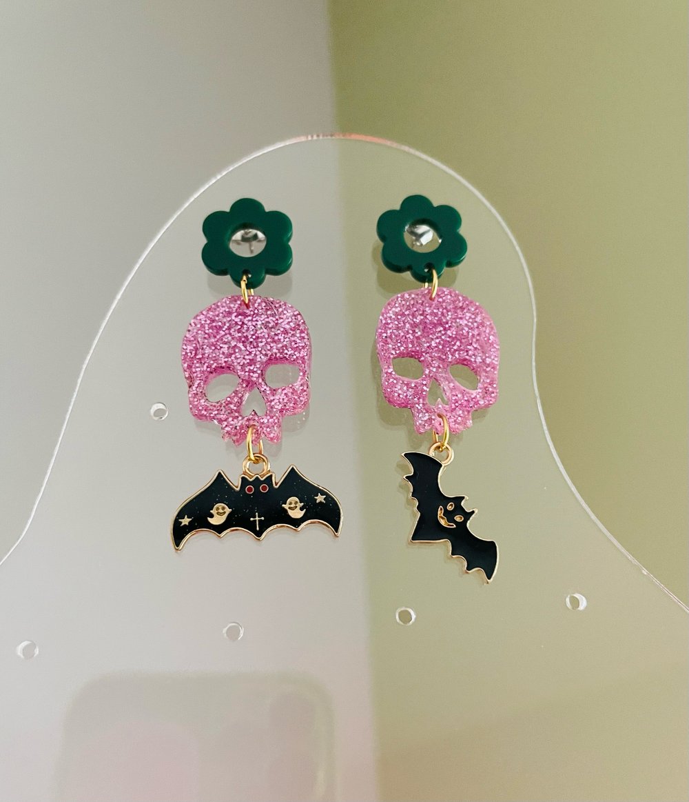 Image of Dead Inside Charm Earrings