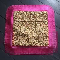 Image 5 of Pink Fringe Virgin Cushion Cover