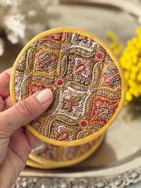 Image 3 of Dessous de verre en tissu x6