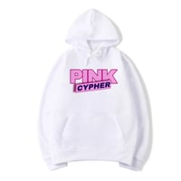 Image 1 of Pink Cypher Hoodie (White)