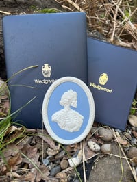 Image 1 of Skeletal Queen Mother portrait cameo